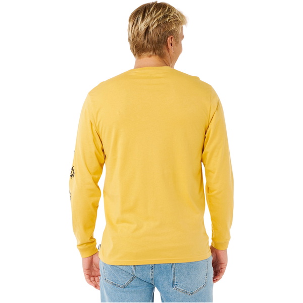 2026 Rip Curl Mens Pacific Rinse Tee 0Y6MTE - Ochre